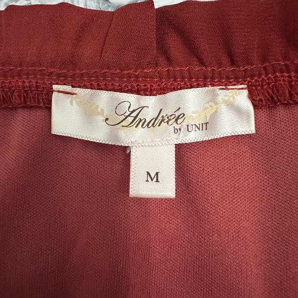 Andree by Unit Rust Peasant Mini Dress - Picture 5 of 8